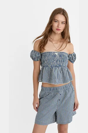 Stradivarius Boxershort met vichy ruit XL