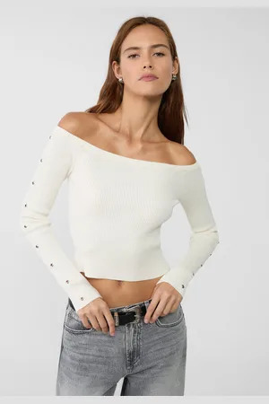 Stradivarius Gebreide trui met eyelets XS
