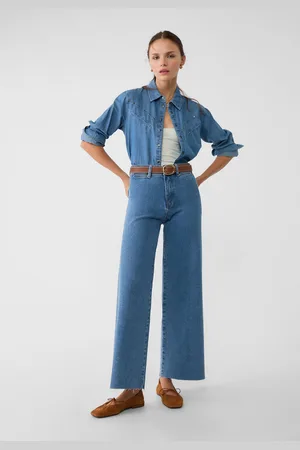 Stradivarius Straight minimalistische jeans 42