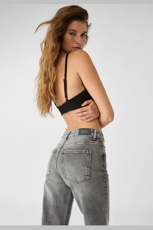 Stradivarius Comfort straight jeans met halfhoge taille 38