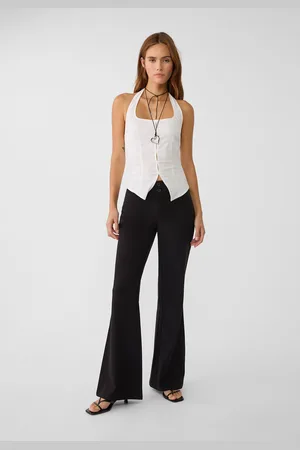 Stradivarius Geklede klokkende broek 36