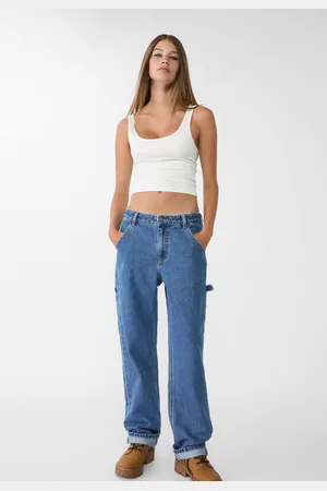 Stradivarius Relax fit straight jeans 38