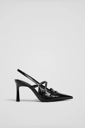 Stradivarius Schoen met hoge hak en studs 40