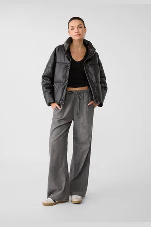 Stradivarius Synthetisch leren donsjack S