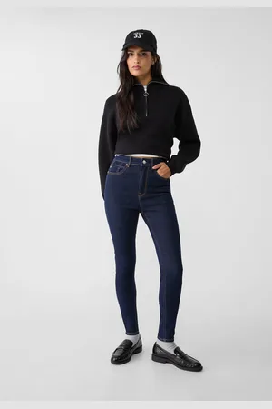 Stradivarius D09 skinny jeans met superhoge taille 32