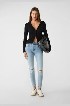 Stradivarius 1420 skinny jeans met lage taille 40