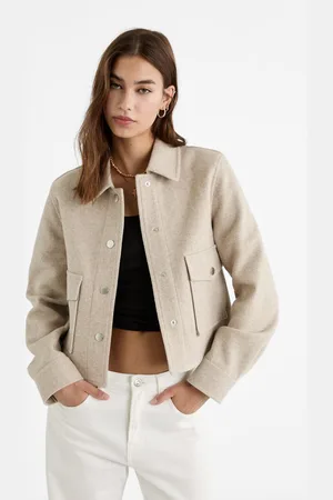 Stradivarius Zacht en kort jack XL