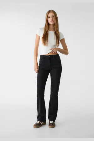 Stradivarius Comfort straight jeans met hoge taille 40