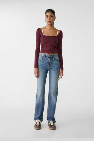 Stradivarius Comfort straight jeans met normale taille 34