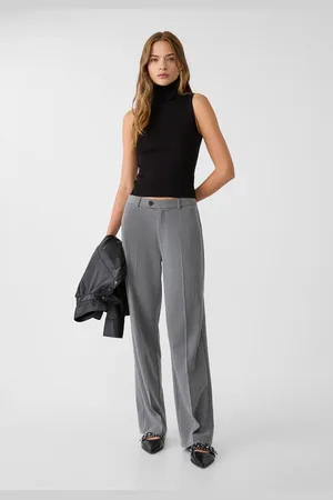 Stradivarius Smart recht model broek 34