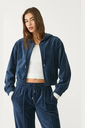 Stradivarius Velvet sweatshirt XS
