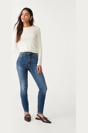 Stradivarius D09 skinny jeans met superhoge taille 32