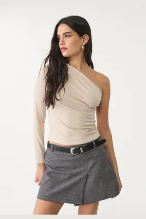 Stradivarius Asymmetrische T-shirt XS