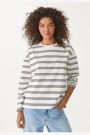 Stradivarius Oversized T-shirt met strepen XS