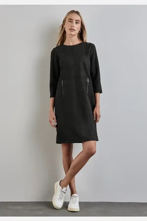 Street one Jurk in velourslook