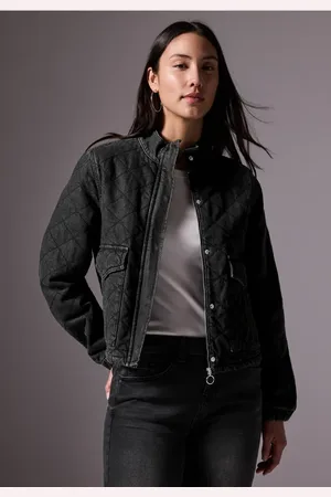 Street one Denim jack in gewatteerde look
