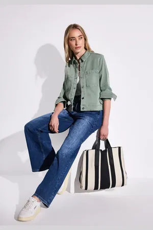 Street one Denim jack met borstzakken