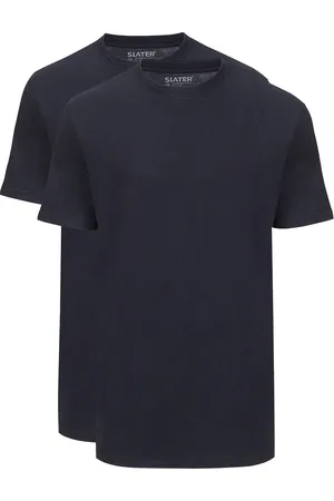 Slater 2-pack American T-shirt Navy - maat M