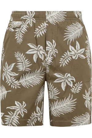 Scotch&Soda Short Print Donkergroen - maat M