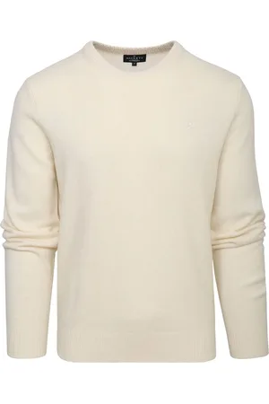 Hackett Pullover Wol Ecru - maat L