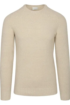 Profuomo Pullover Boiled Wool Ecru - maat XL