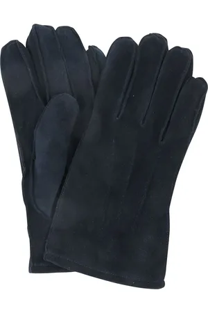 Suitable Suede Handschoen Navy - maat M