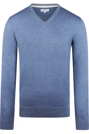 McGregor Trui Merinowol V-Hals Faded - maat 3XL