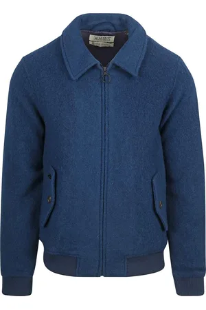 Scotch&Soda Bomberjack Wool Blend Royal Blauw - maat L