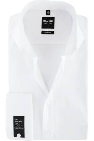 Olymp Level Five Shirt Extra Lange Mouwen Dubbelmanchet - maat 42