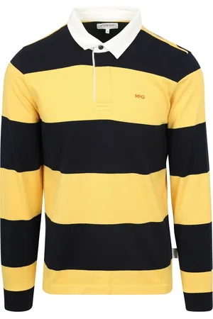 McGregor Rugbyshirt Streep Navy - maat L