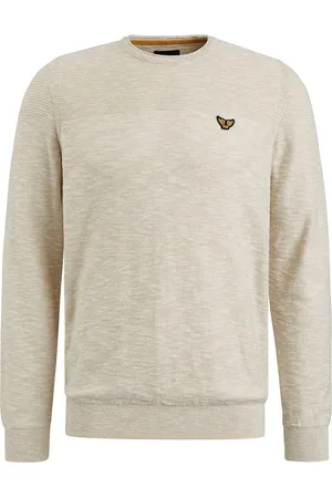 PME Legend™ Mouliné Trui Ecru - maat XL