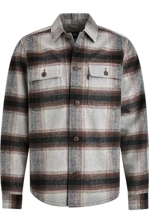 Vanguard Overshirt Brushed Wolblend Ruit - maat 3XL