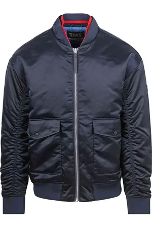 Scotch&Soda Satin Bomberjack Navy - maat L