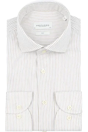 Profuomo Shirt Extra Lange Mouwen Travel Streep - maat 37