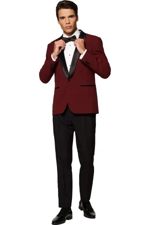 OppoSuits Smoking Hot Burgundy - maat 48