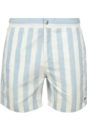 Scotch&Soda Scotch & Soda Zwembroek Strepen Licht Blauw - maat L
