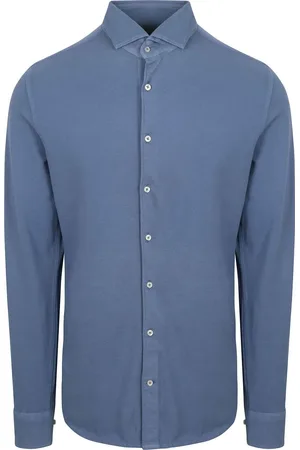Suitable Piqué Hemd Jeans - maat L