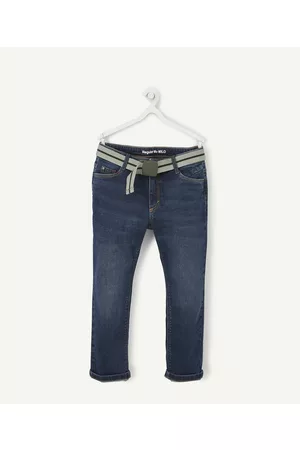 Tape a l'oeil Riemen - Milo, de rechte raw jeans met ceintuur, taille + - 2+