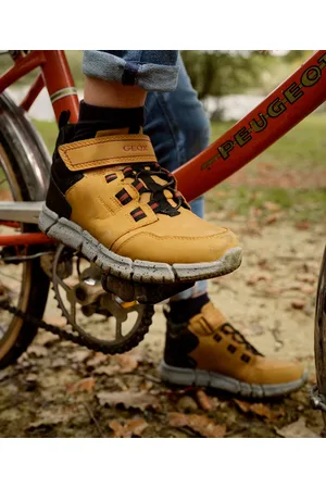 Geox Hoge, zwarte en camel laarsjes