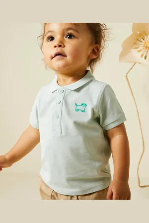 TAO Polo met korte mouwen voor babyjongens 100% katoen met borduursel