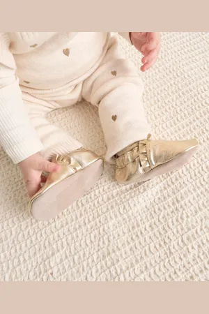 TAO Gouden slofjes voor babymeisjes