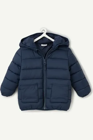 TAO Marineblauwe jas met capuchon voor babyjongens
