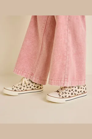 TAO Veterschoenen met luipaardprint voor meisjes