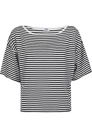 Base Dames Tops - Striped Cotton Top