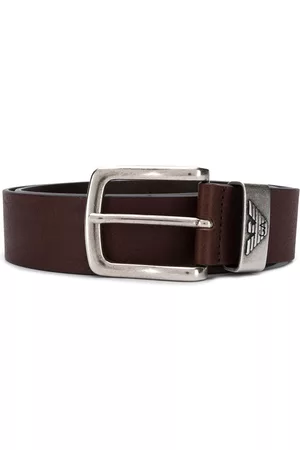 Emporio Armani Heren Riemen - Leather Belt
