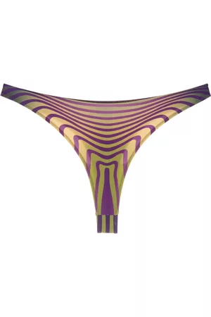 Jean Paul Gaultier Dames Bikini's - Striped Print Bikini Bottom