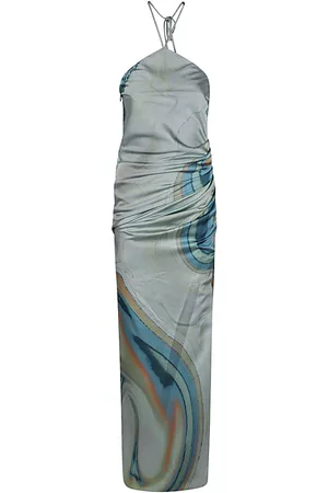 Jonathan Simkhai Dames Geprinte jurken - Hansel Printed Satin Midi Dress