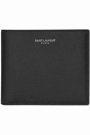 Saint Laurent East/west Leather Wallet