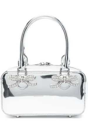 Self-Portrait Crystal Embellished Mini Bag