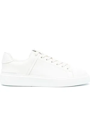 Balmain B-court Leather Sneakers
